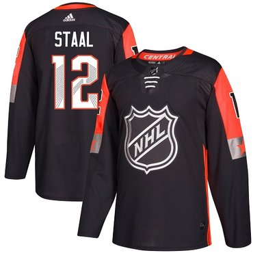 Adidas Wild #12 Eric Staal Black 2018 All-Star Central Division Authentic Stitched NHL Jersey