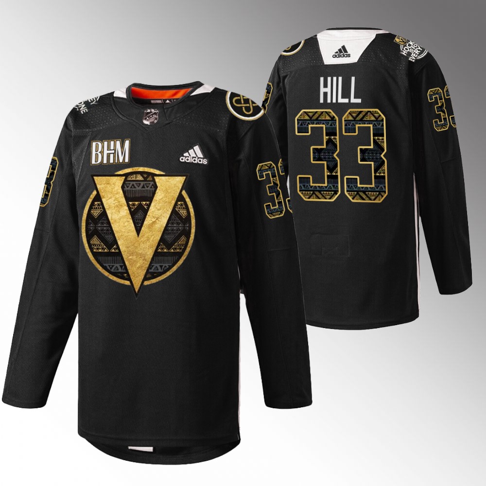 Adin Hill Golden Knights Black History Month Jersey Black Warm Up