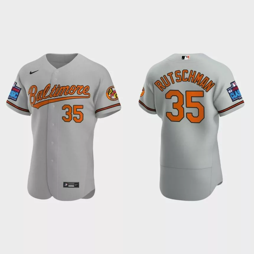 Adley Rutschman Baltimore Orioles 2022 Little League Classic Authentic Jersey – Gray