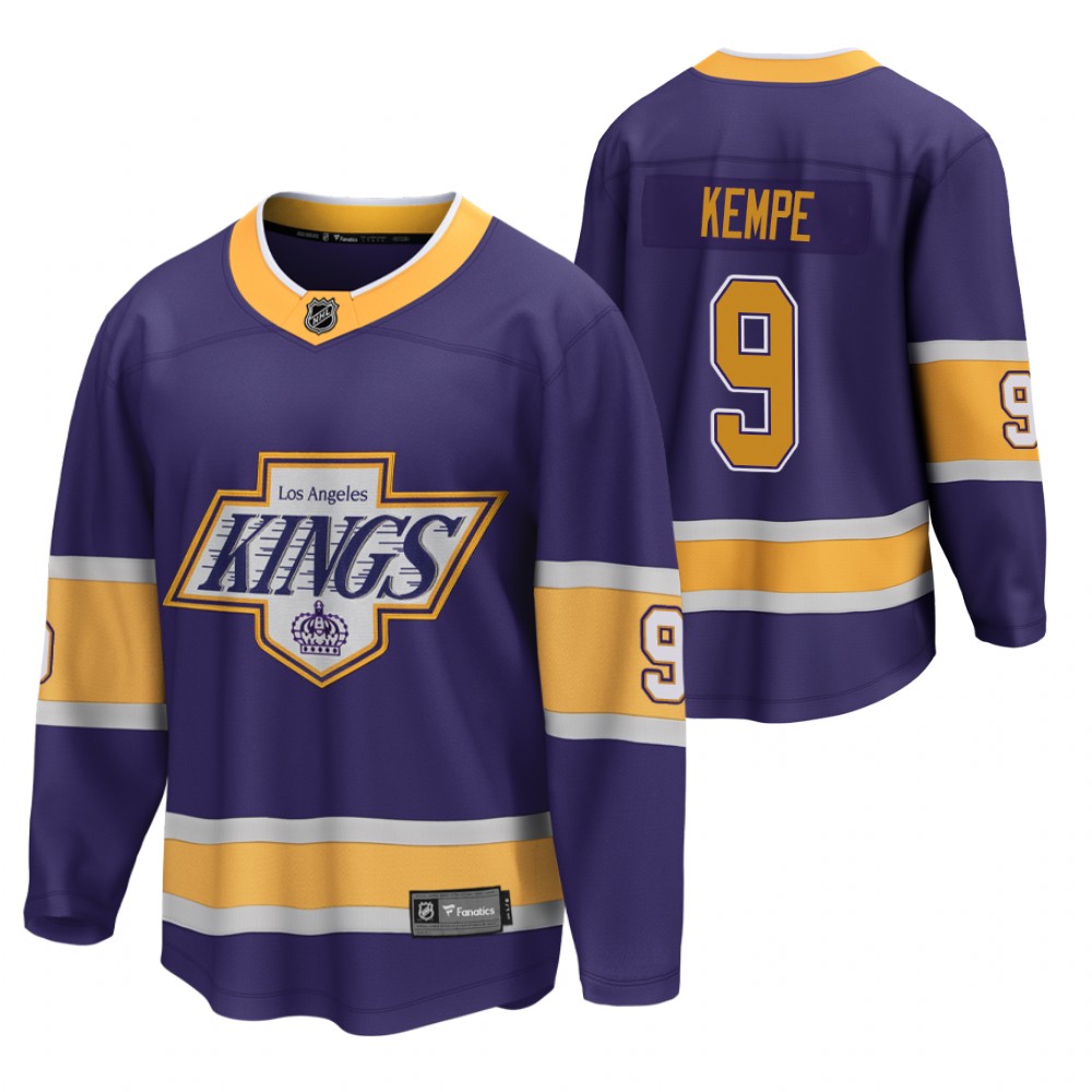 Adrian Kempe Los Angeles Kings 2021 Reverse Retro Purple Jersey Breakaway Player