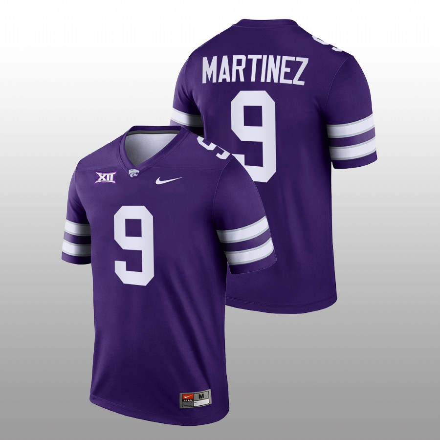 Adrian Martinez Kansas State Wildcats Purple 2022-23 College Football Jersey
