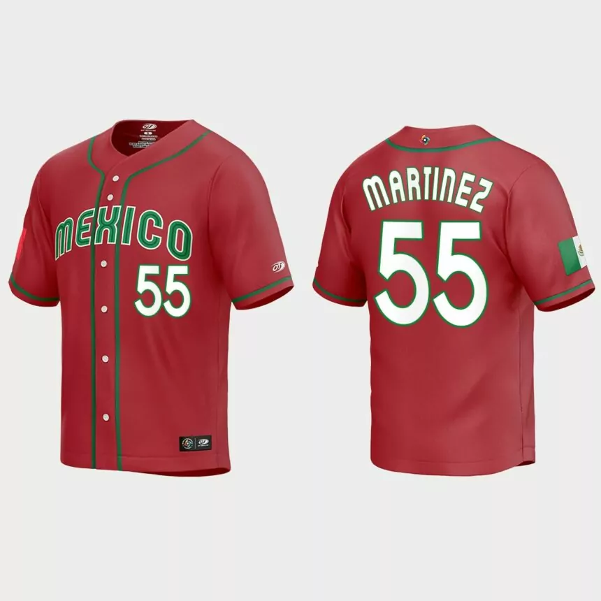 Adrian Martinez Mexico Baseball 2023 World Baseball Classic Replica Jersey – Red
