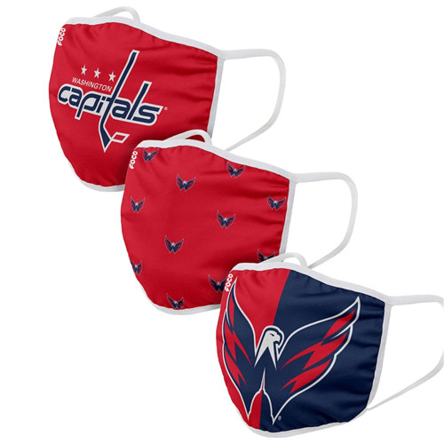 Adult Capitals Face Covering 3-Pack