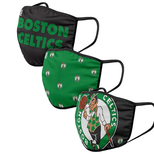 Adult Celtics Face Covering 3-Pack