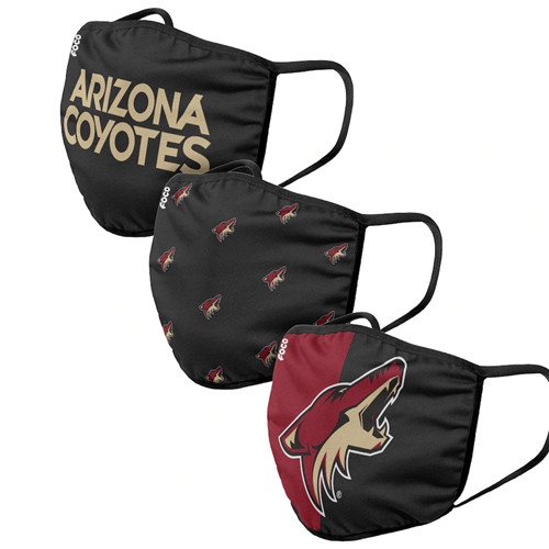 Adult Coyotes Face Covering 3-Pack