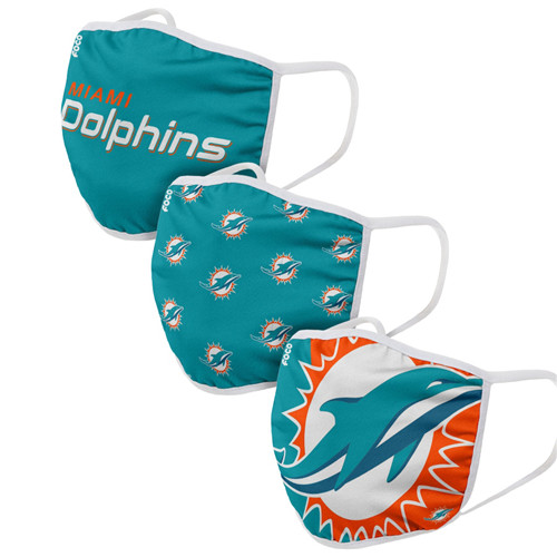 Adult Dolphins Face Covering 3-Pack
