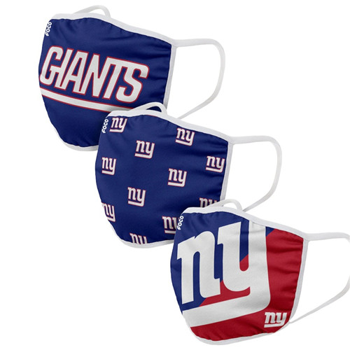 Adult Giants Face Covering 3-Pack