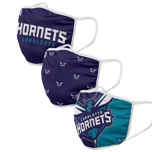 Adult Hornets Face Covering 3-Pack