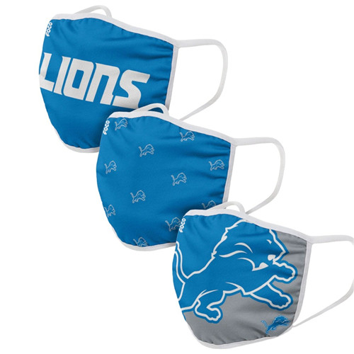 Adult Lions Face Covering 3-Pack