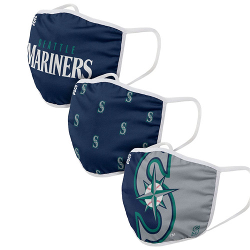 Adult Mariners Face Covering 3-Pack