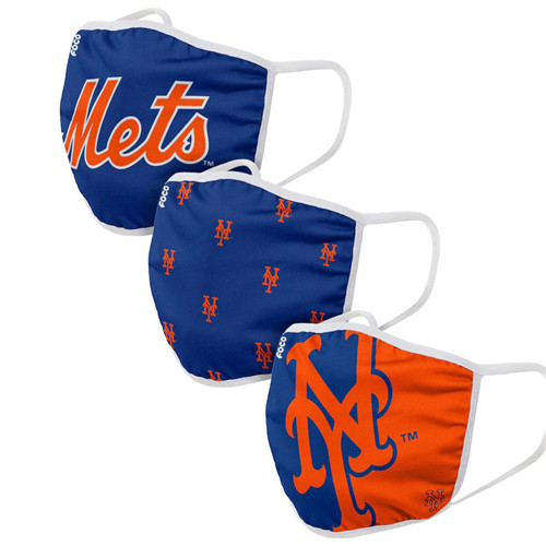 Adult Mets Face Covering 3-Pack