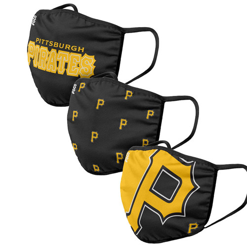 Adult Pirates Face Covering 3-Pack