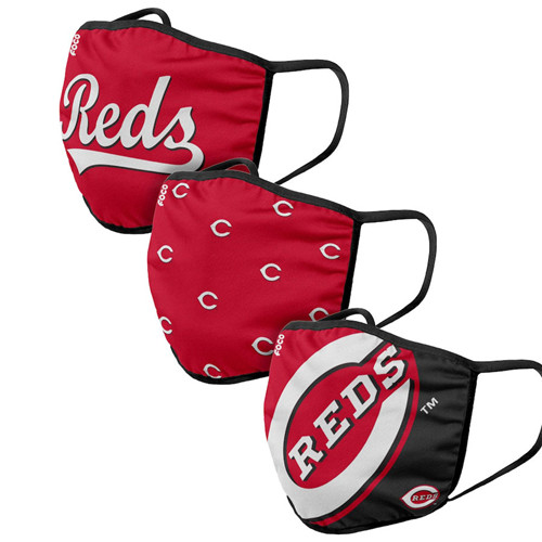 Adult Reds Face Covering 3-Pack