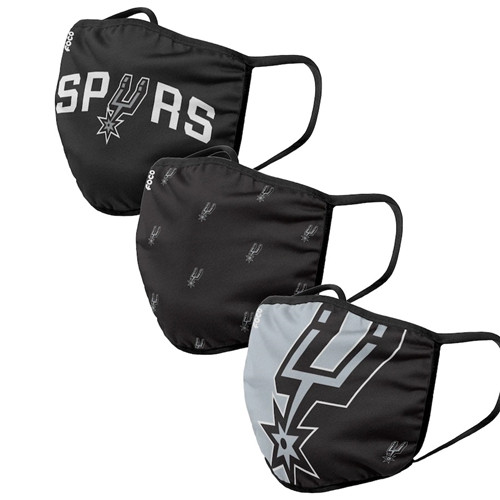 Adult Spurs Face Covering 3-Pack