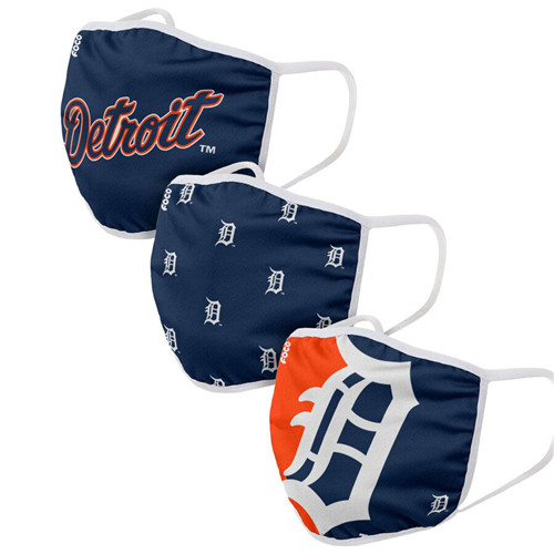 Adult Tigers Face Covering 3-Pack