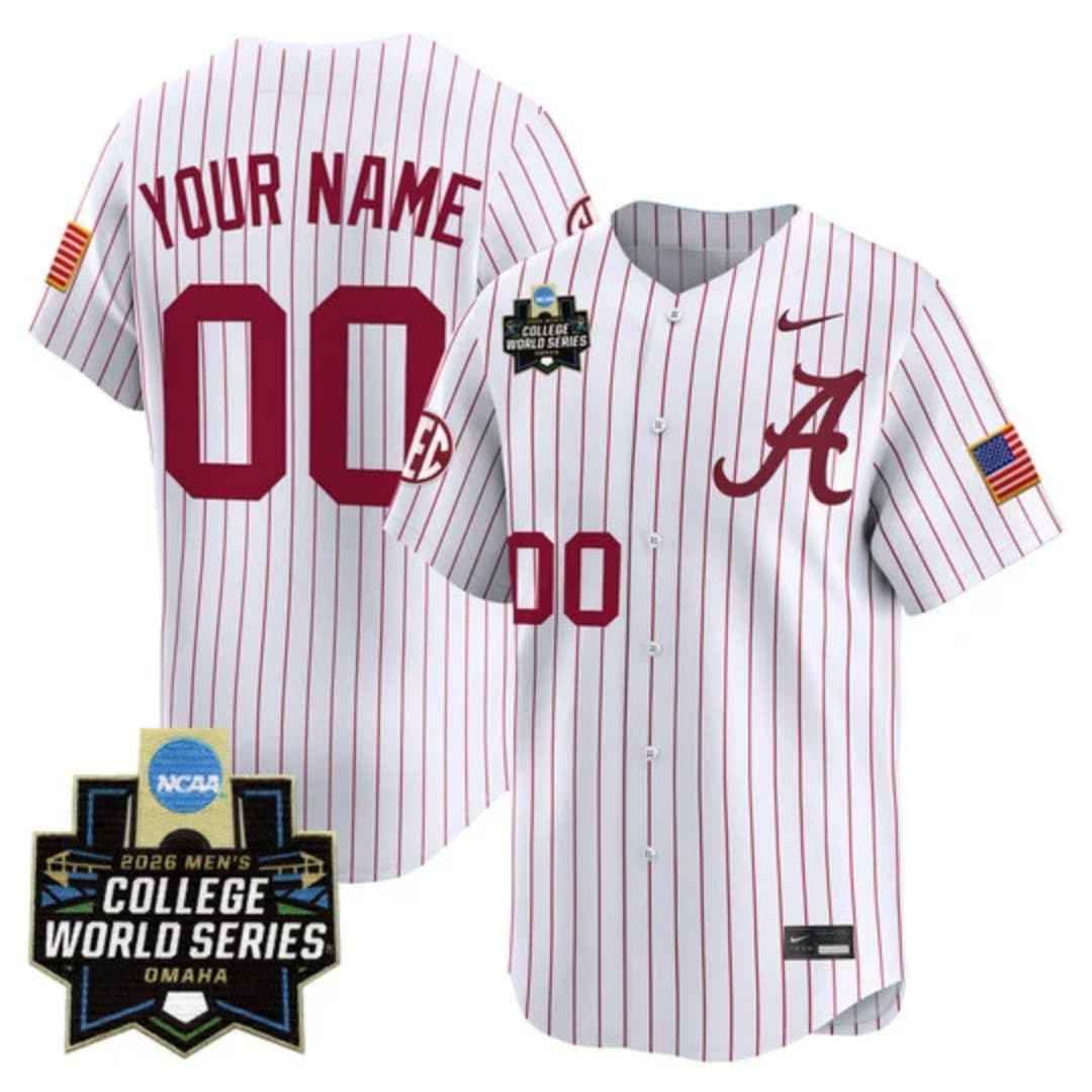 Alabama 2026 World Series Vapor Premier Limited Custom  Jersey - All Stitched