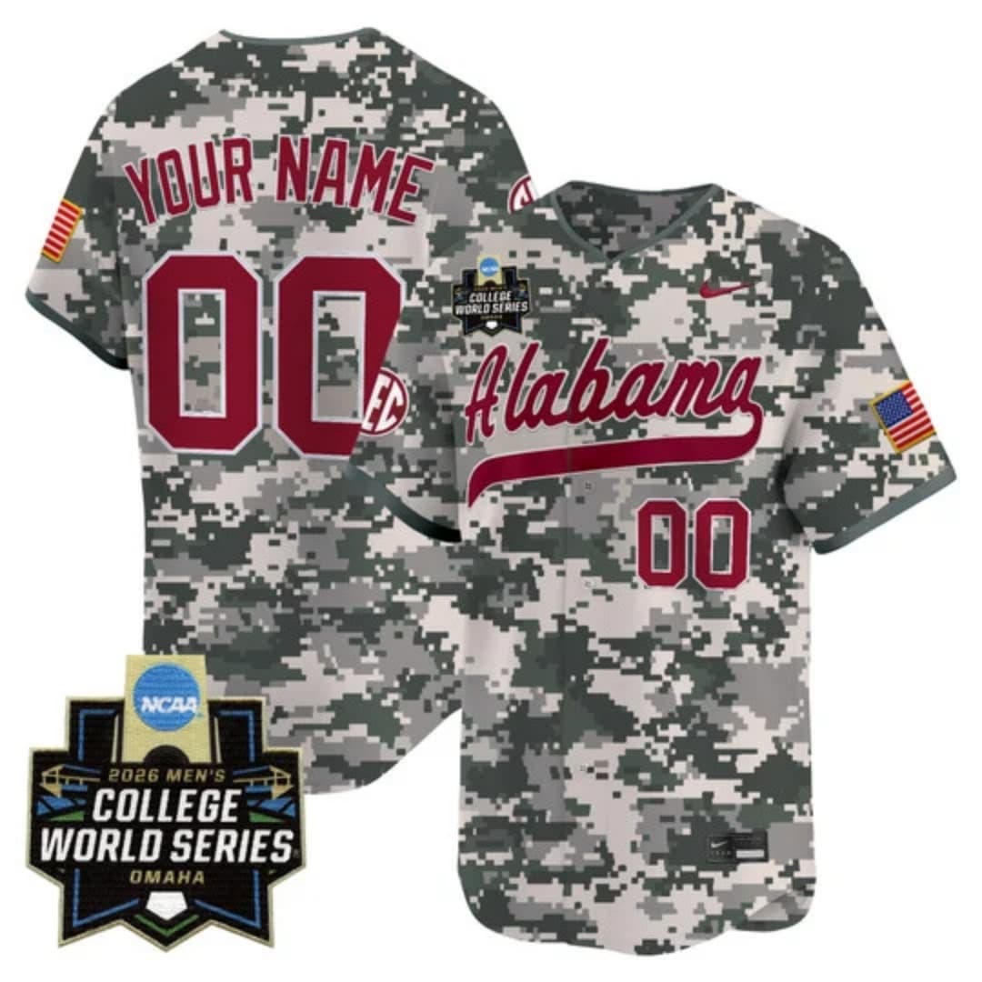 Alabama 2026 World Series Vapor Premier Limited Custom Jersey    - All Stitched