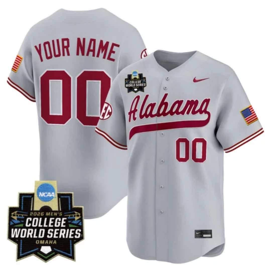 Alabama 2026 World Series Vapor Premier Limited Custom Jersey   - All Stitched