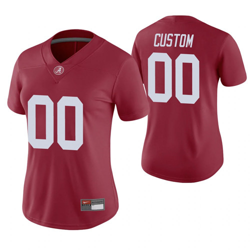 Alabama Crimson Tide 00 Custom Game Jersey Crimson