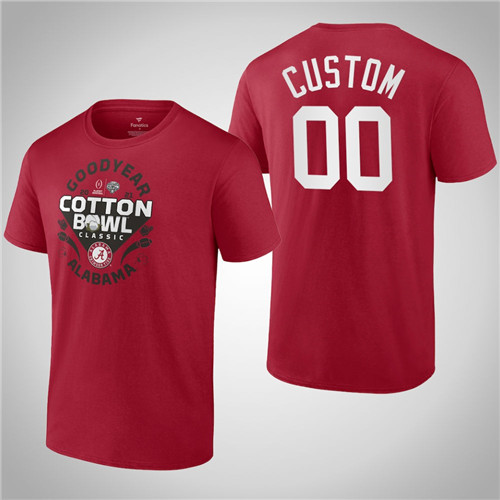Alabama Crimson Tide Custom Crimson CFP T-Shirt