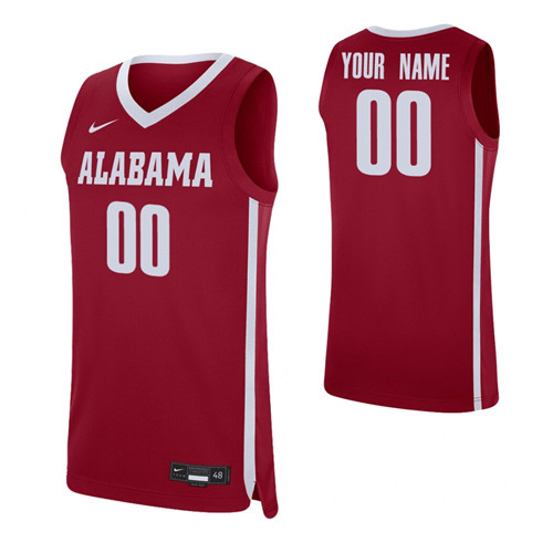Alabama Crimson Tide Custom Replica Jersey Crimson