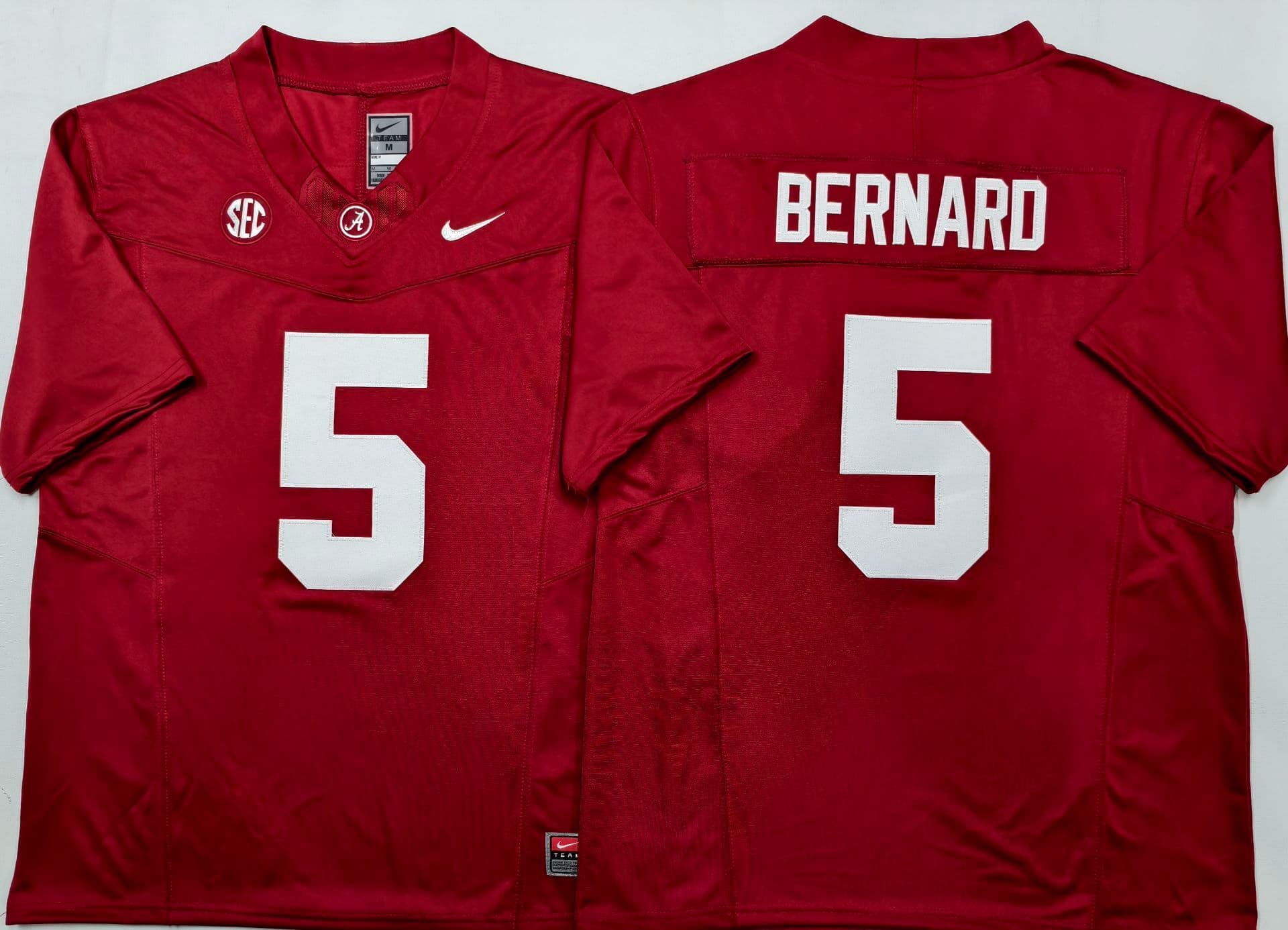 Alabama Crimson Tide Red #5 BERNARD