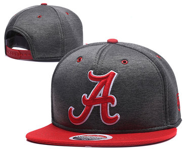 Alabama Crimson Tide Team Logo Gray Adjustable Hat GS