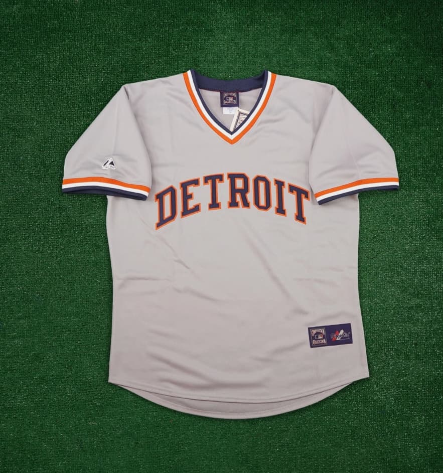 Alan Trammell 1984 Detroit Tigers Cooperstown Grey Road Throwback Jersey