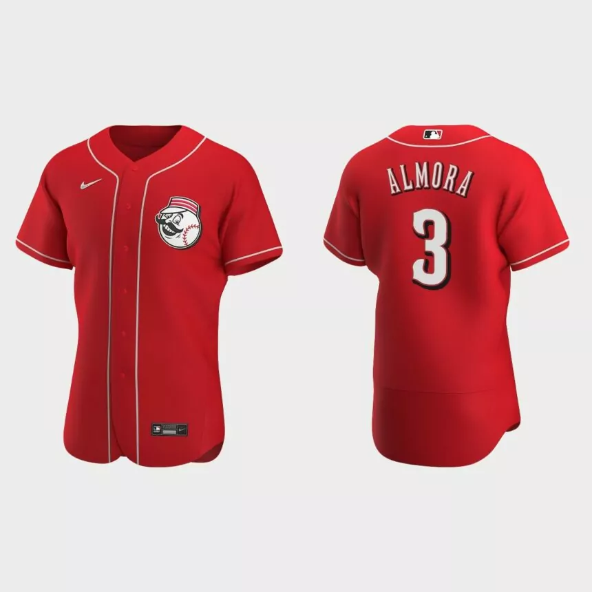 Albert Almora Jr Cincinnati Reds Authentic Jersey – Scarlet