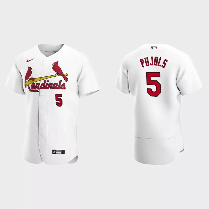 Albert Pujols St. Louis Cardinals Authentic Home Jersey – White
