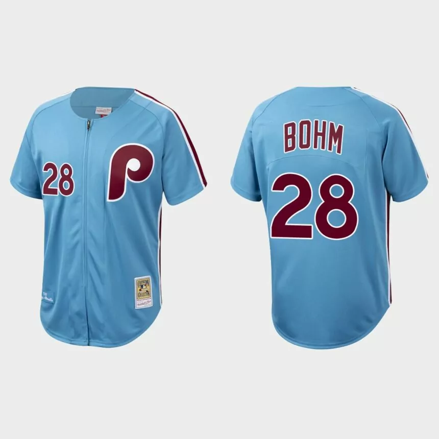 Alec Bohm Philadelphia Phillies Authentic Cooperstown Collection Jersey – Light Blue