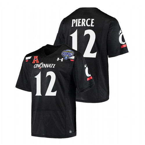 Alec Pierce Cincinnati Bearcats Black 2021 Cotton Bowl College Football Playoff Jersey