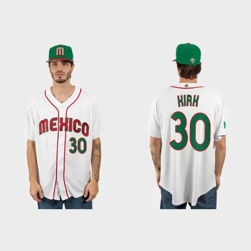 Alejandro Kirk Mexico Baseball 2023 World Baseball Classic Jersey – White