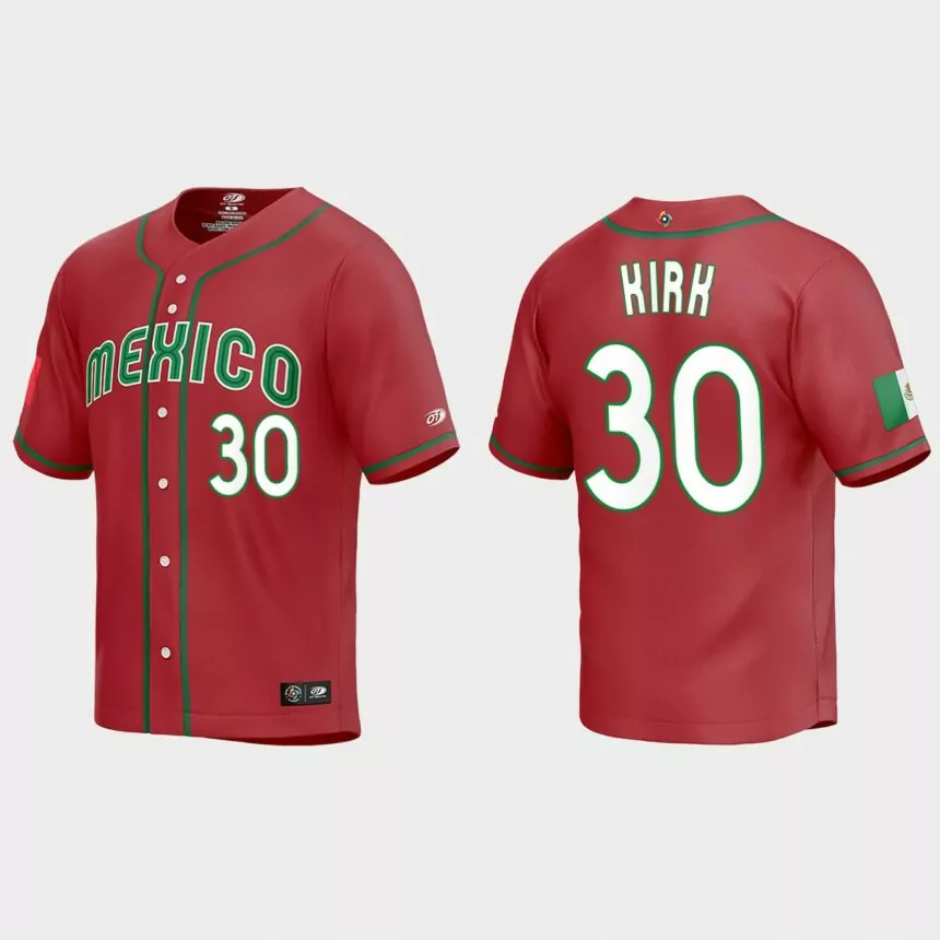 Alejandro Kirk Mexico Baseball 2023 World Baseball Classic Replica Jersey – Red