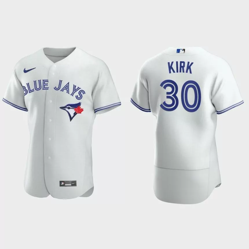 Alejandro Kirk Toronto Blue Jays Authentic Home Jersey – White