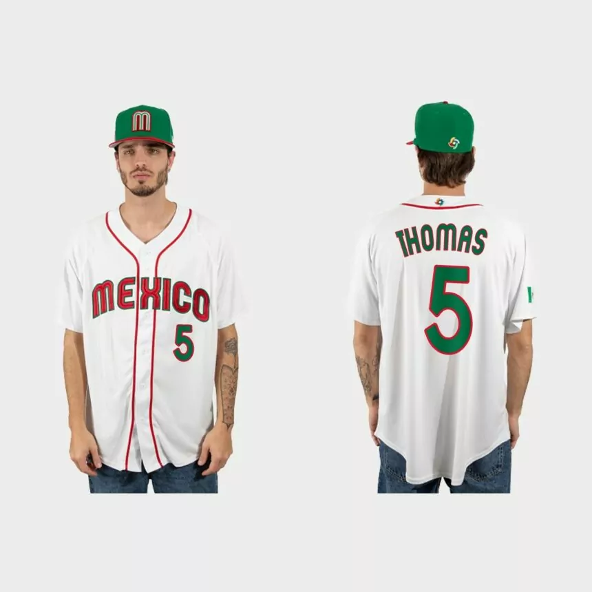 Alek Thomas Mexico Baseball 2023 World Baseball Classic Jersey – White