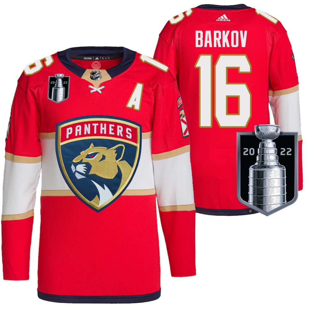 Aleksander Barkov Florida Panthers Red 2022 Stanley Cup Playoffs Authentic Pro Jersey