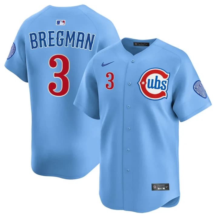 Alex Bregman Chicago Cubs White Home Jersey -  All Stitched