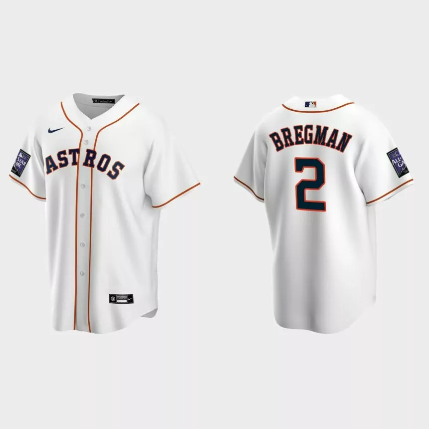 Alex Bregman Houston Astros 2021 All-Star Game Home Replica Jersey – White