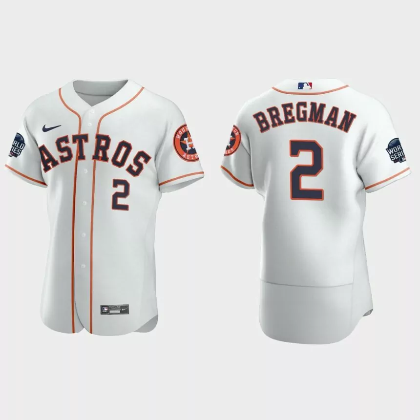 Alex Bregman Houston Astros 2021 World Series Authentic Jersey – White