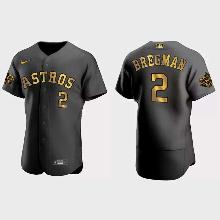 Alex Bregman Houston Astros 2022 MLB All-Star Game Authentic Jersey – Black