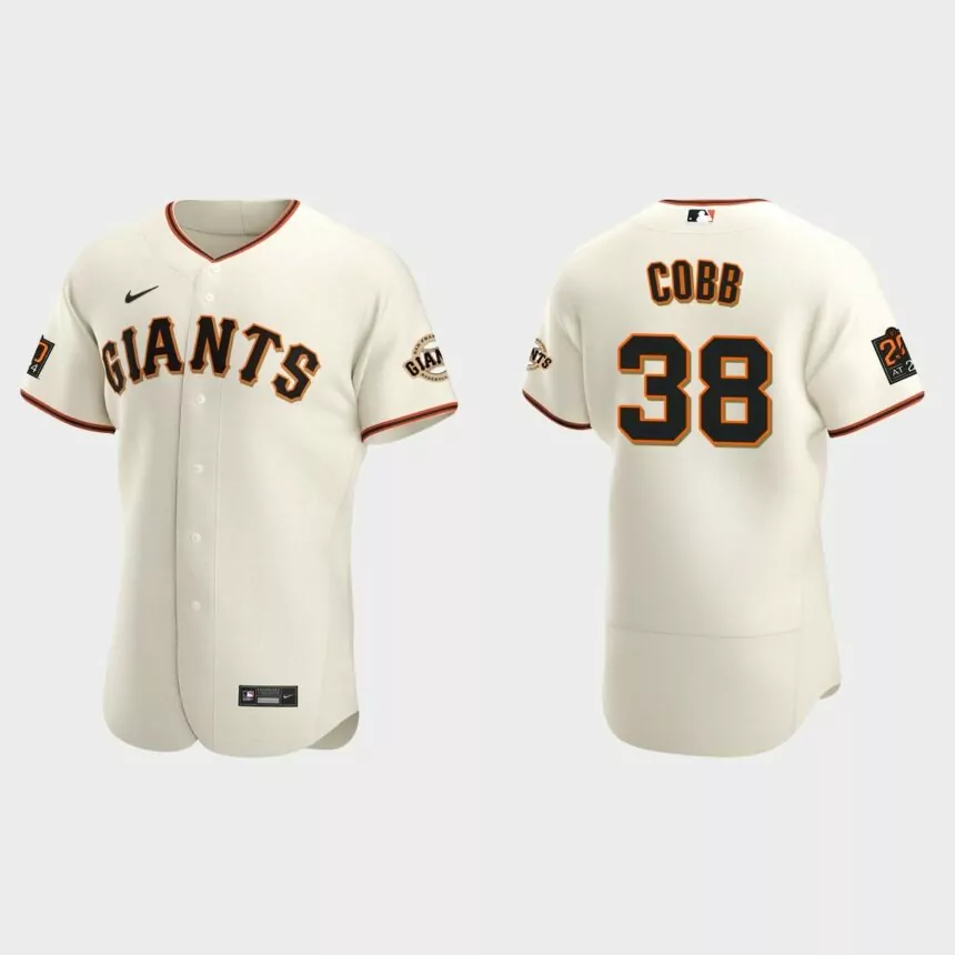 Alex Cobb San Francisco Giants Authentic Home Jersey – Cream