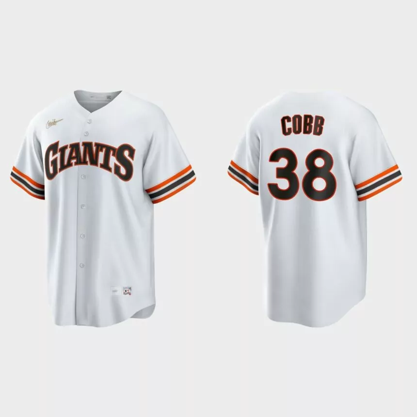 Alex Cobb San Francisco Giants Cooperstown Home Jersey – White