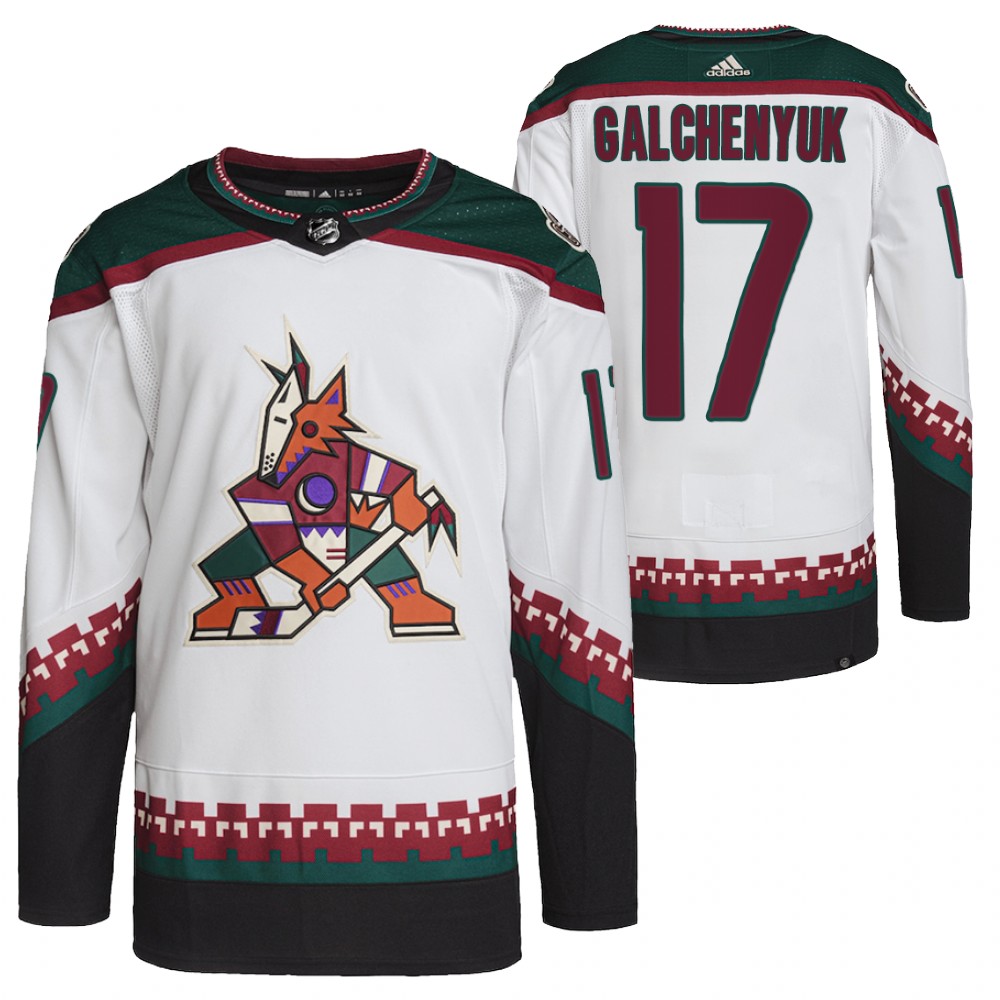 Alex Galchenyuk Arizona Coyotes White Away Primegreen Authentic Pro Jersey