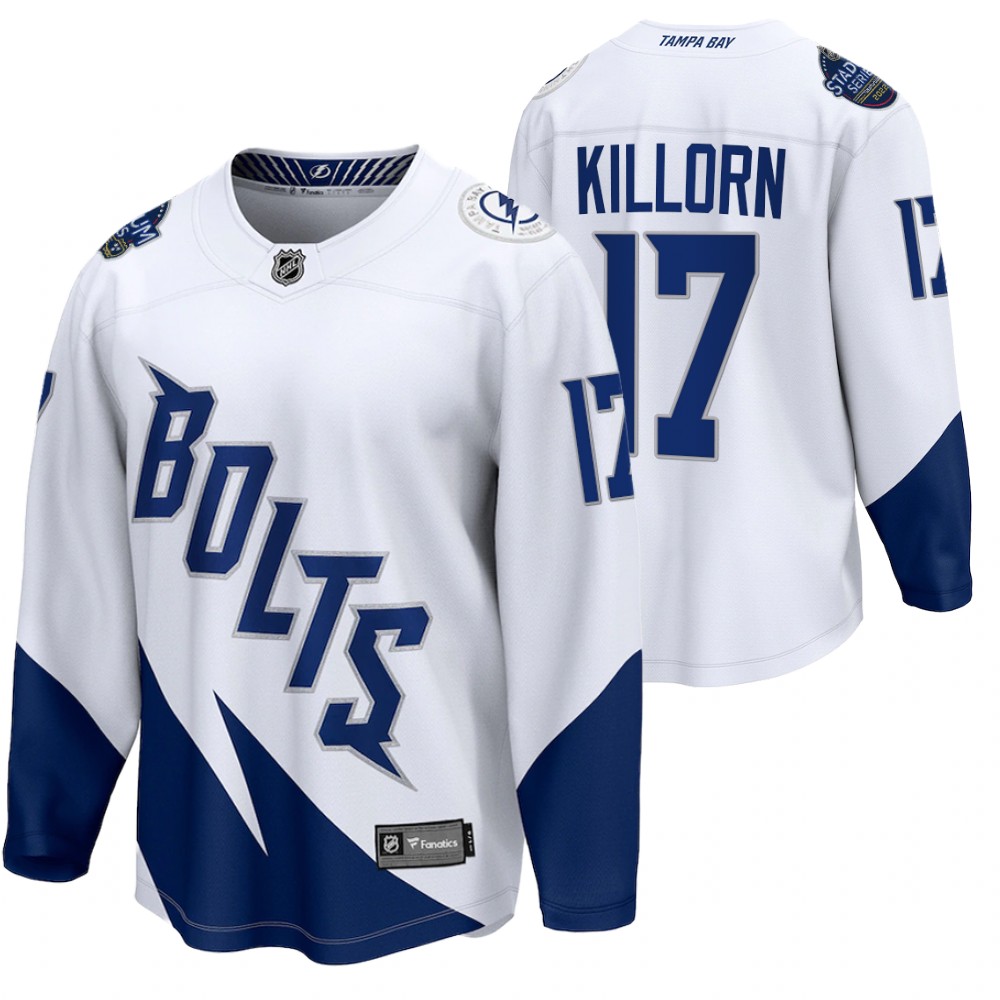 Alex Killorn Jersey Tampa Bay Lightning 2022 Stadium Series White Fanatics