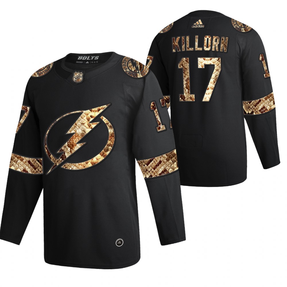Alex Killorn Lightning Python Skin Black 2021 Exclusive Edition Jersey
