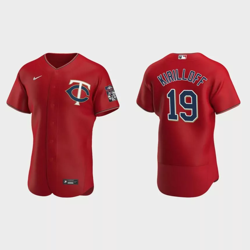 Alex Kirilloff #19 Minnesota Twins Authentic Alternate Jersey – Red