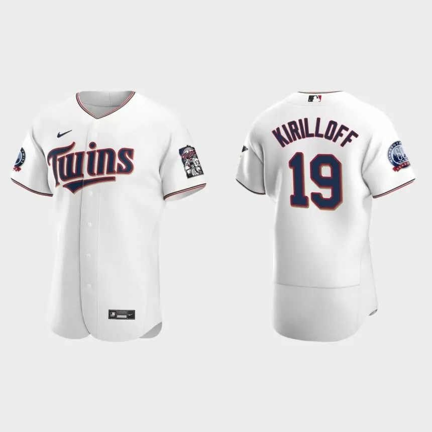 Alex Kirilloff #19 Minnesota Twins Authentic Home Jersey – White