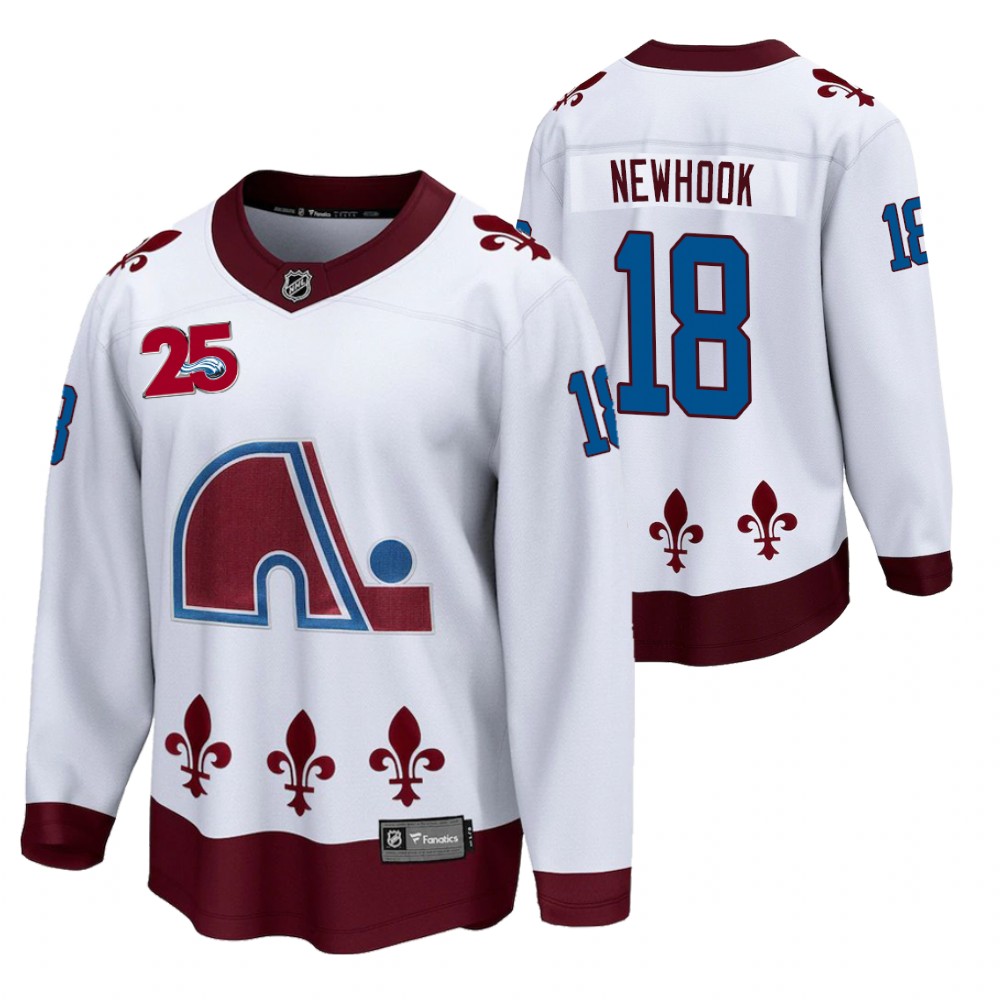 Alex Newhook Colorado Avalanche Reverse Retro White Men's Jersey