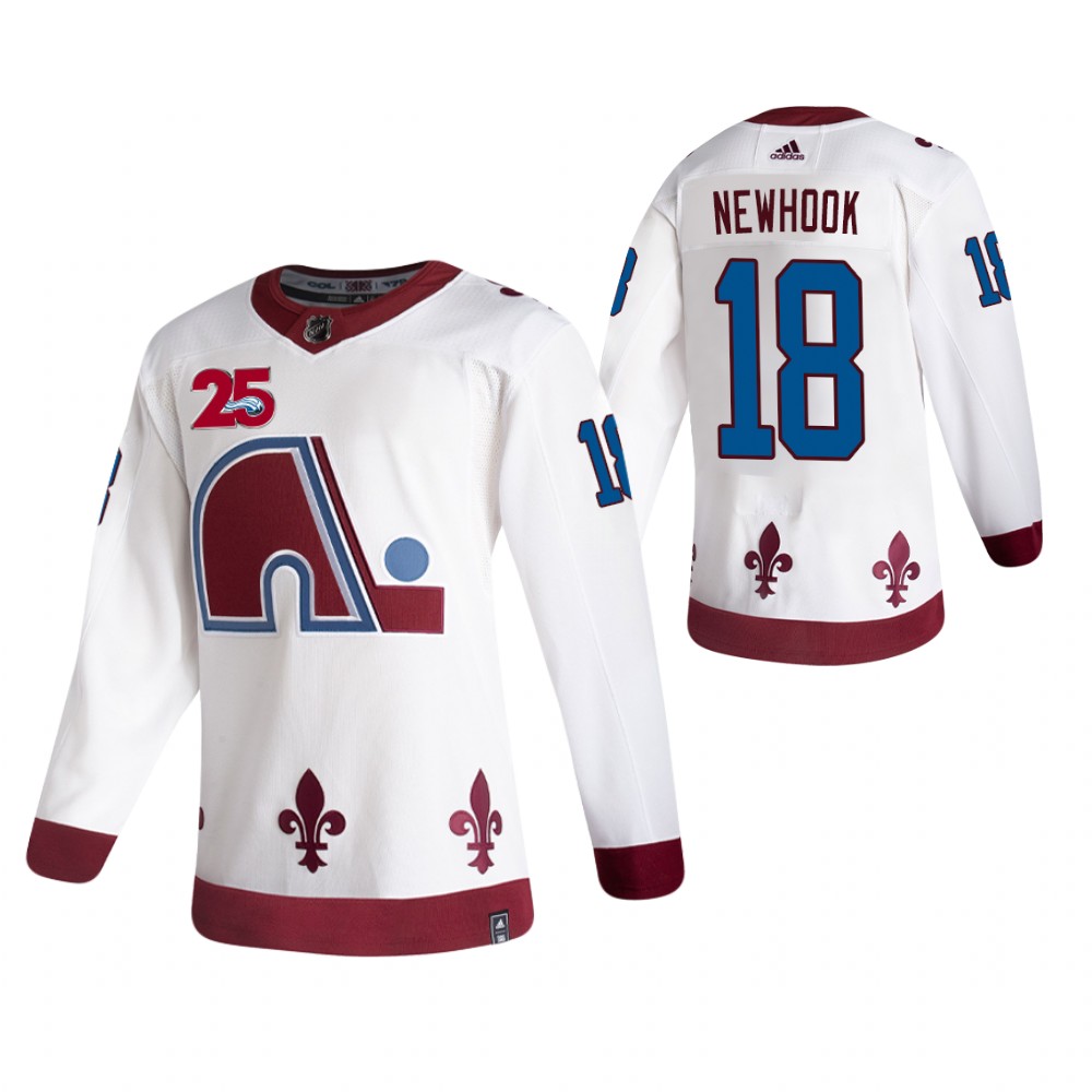 Alex Newhook Colorado Avalanche Reverse Retro White Men's Jersey Authentic